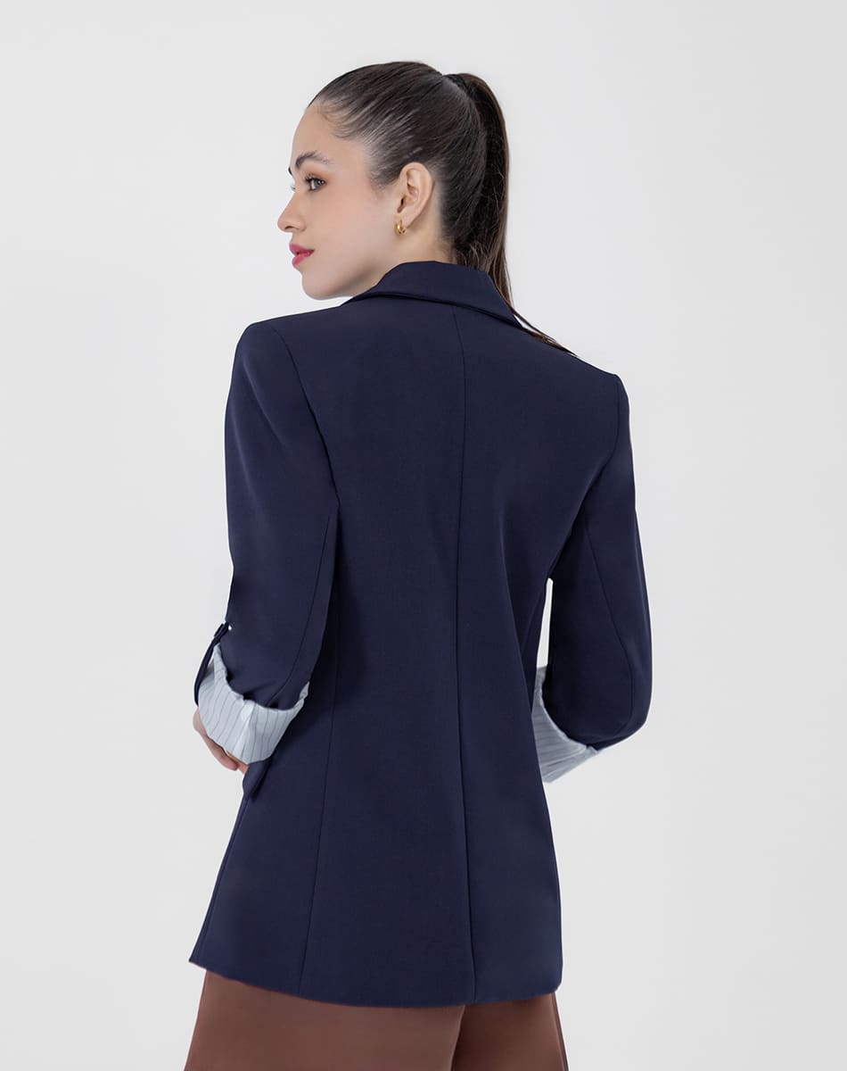 SHYLA| Sleek Cuffed Sleeve Blazer