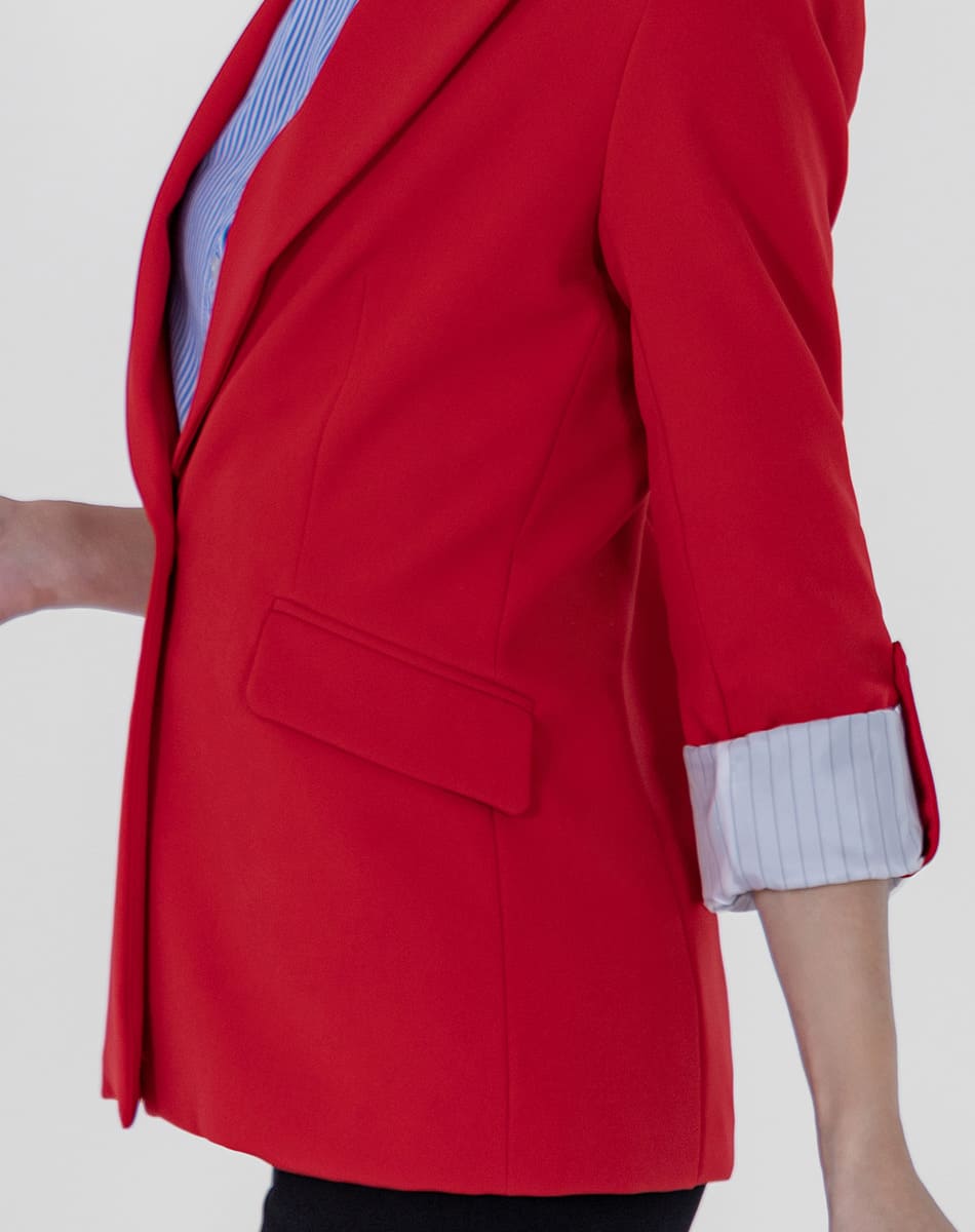 SHYLA| Sleek Cuffed Sleeve Blazer