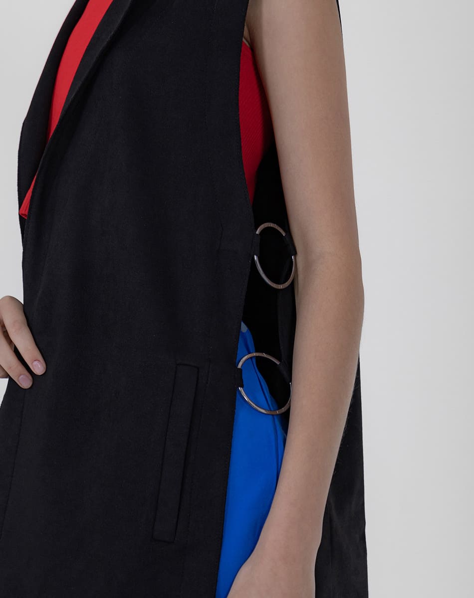 SHYLA | Suede Elegance Long Vest