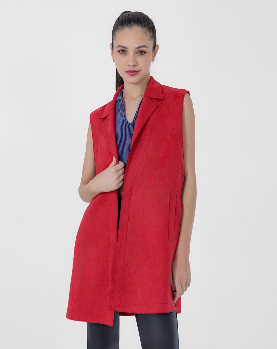 SHYLA | Suede Elegance Long Vest