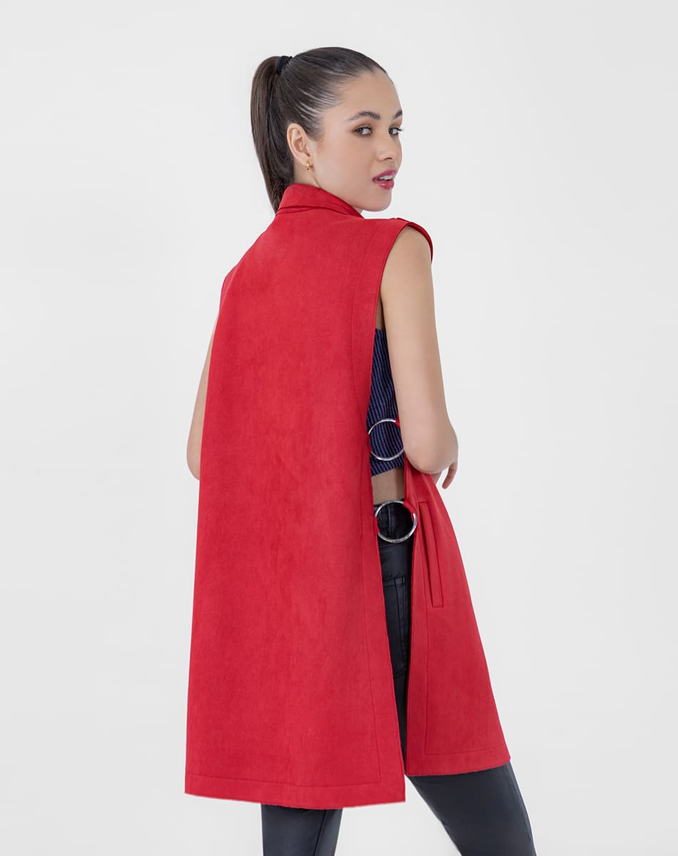 SHYLA | Suede Elegance Long Vest