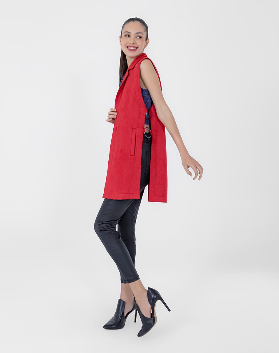 SHYLA | Suede Elegance Long Vest