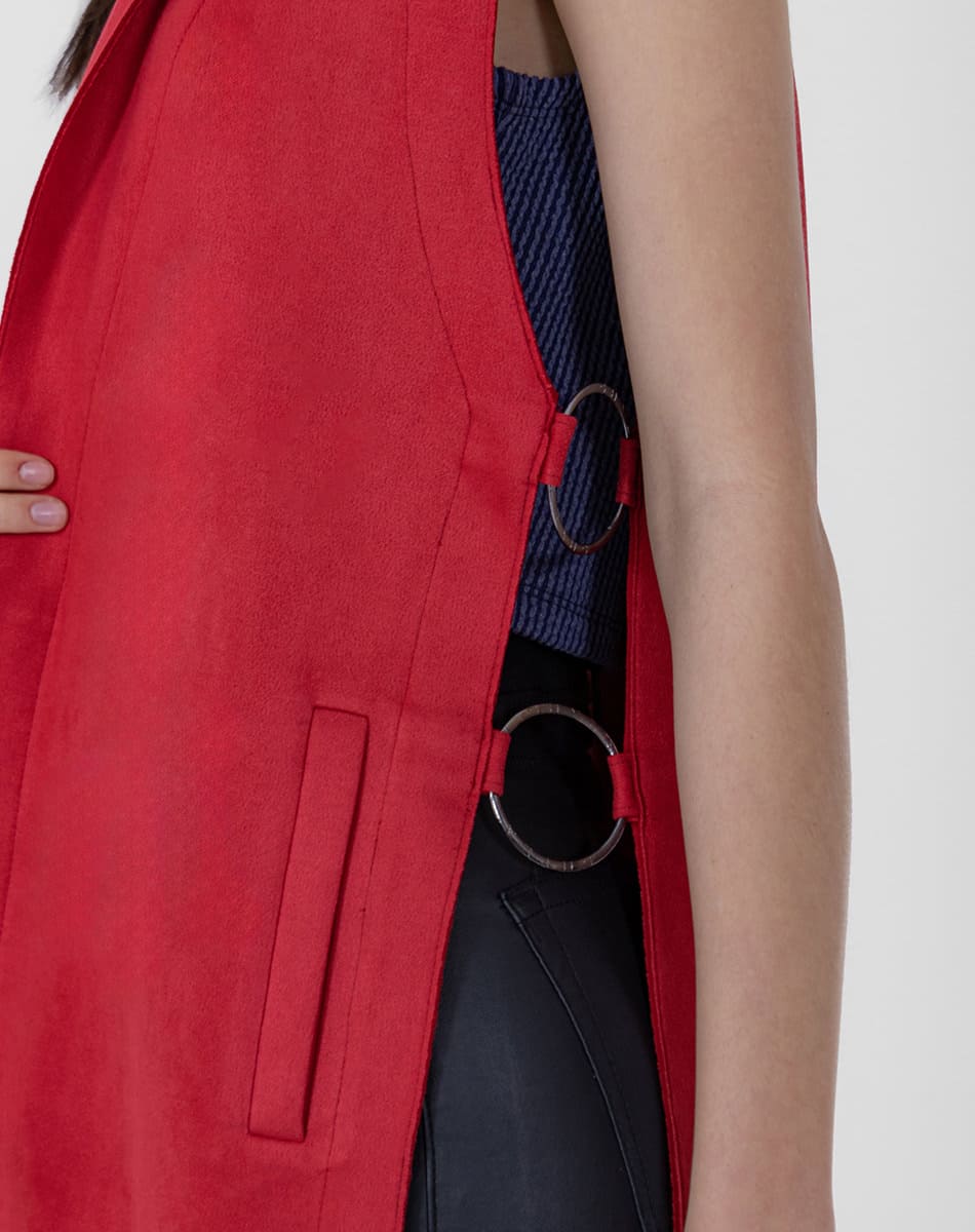 SHYLA | Suede Elegance Long Vest