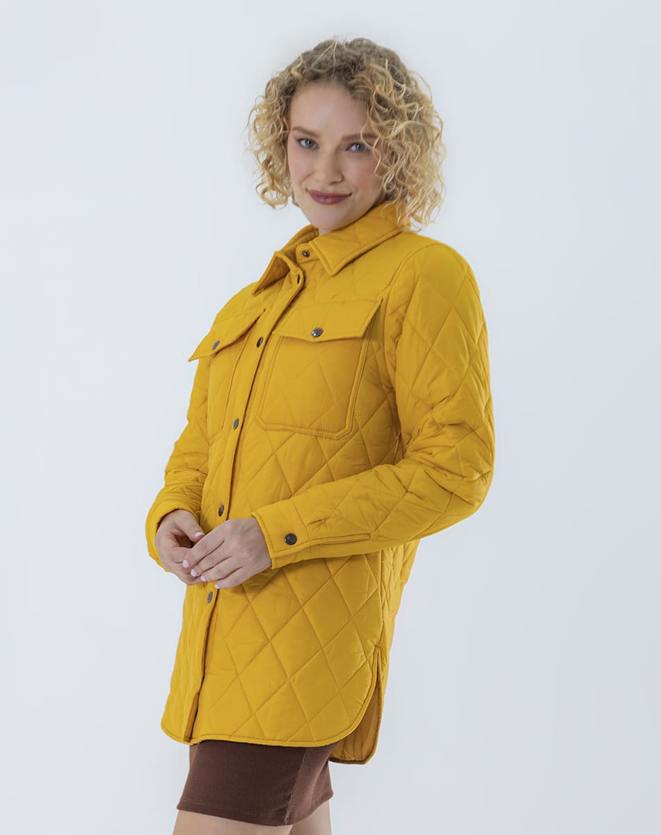 Quilted jacket with Buttons in front