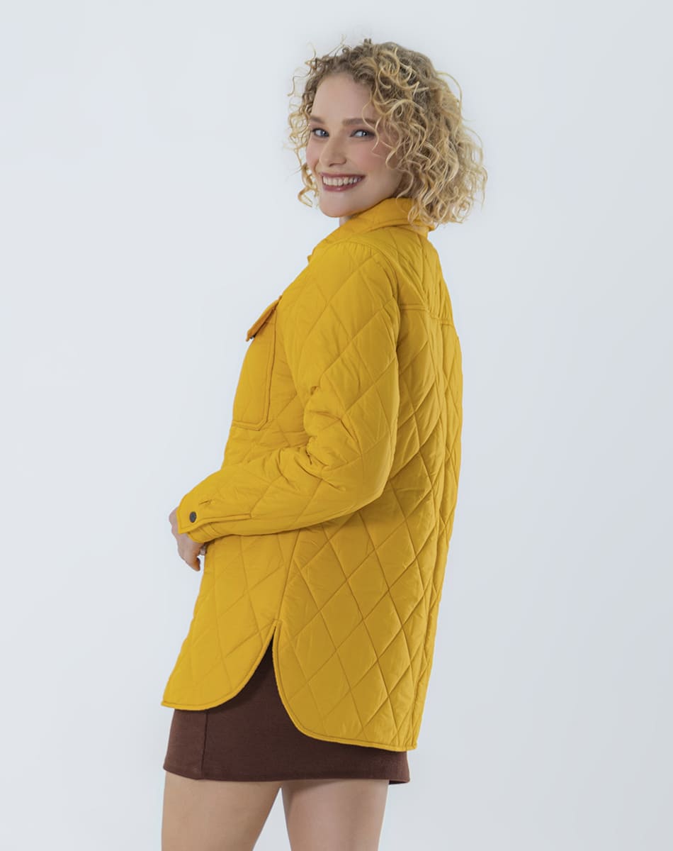 Quilted jacket with Buttons in front