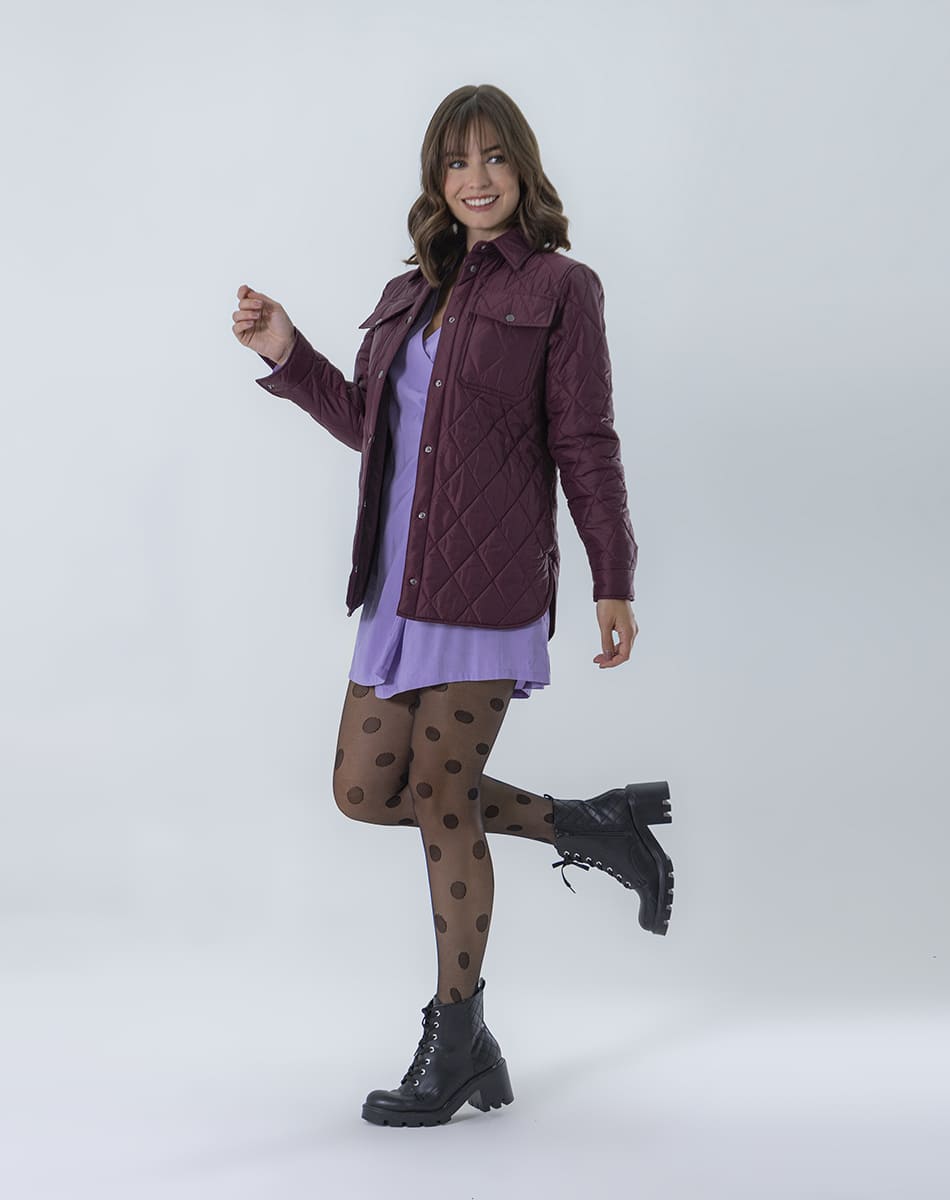 Quilted jacket with Buttons in front