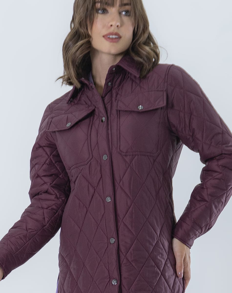 Quilted jacket with Buttons in front