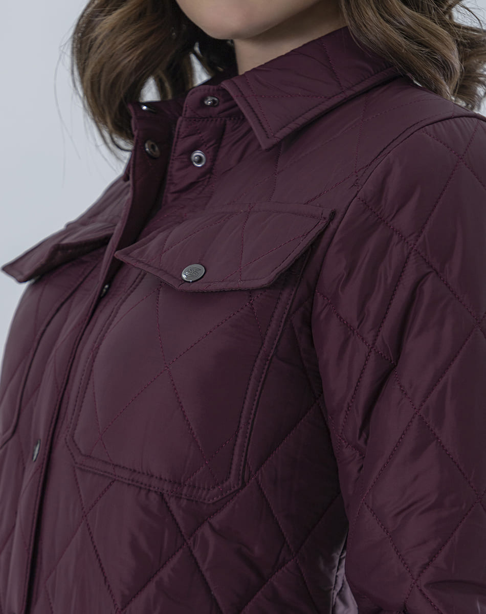 Quilted jacket with Buttons in front