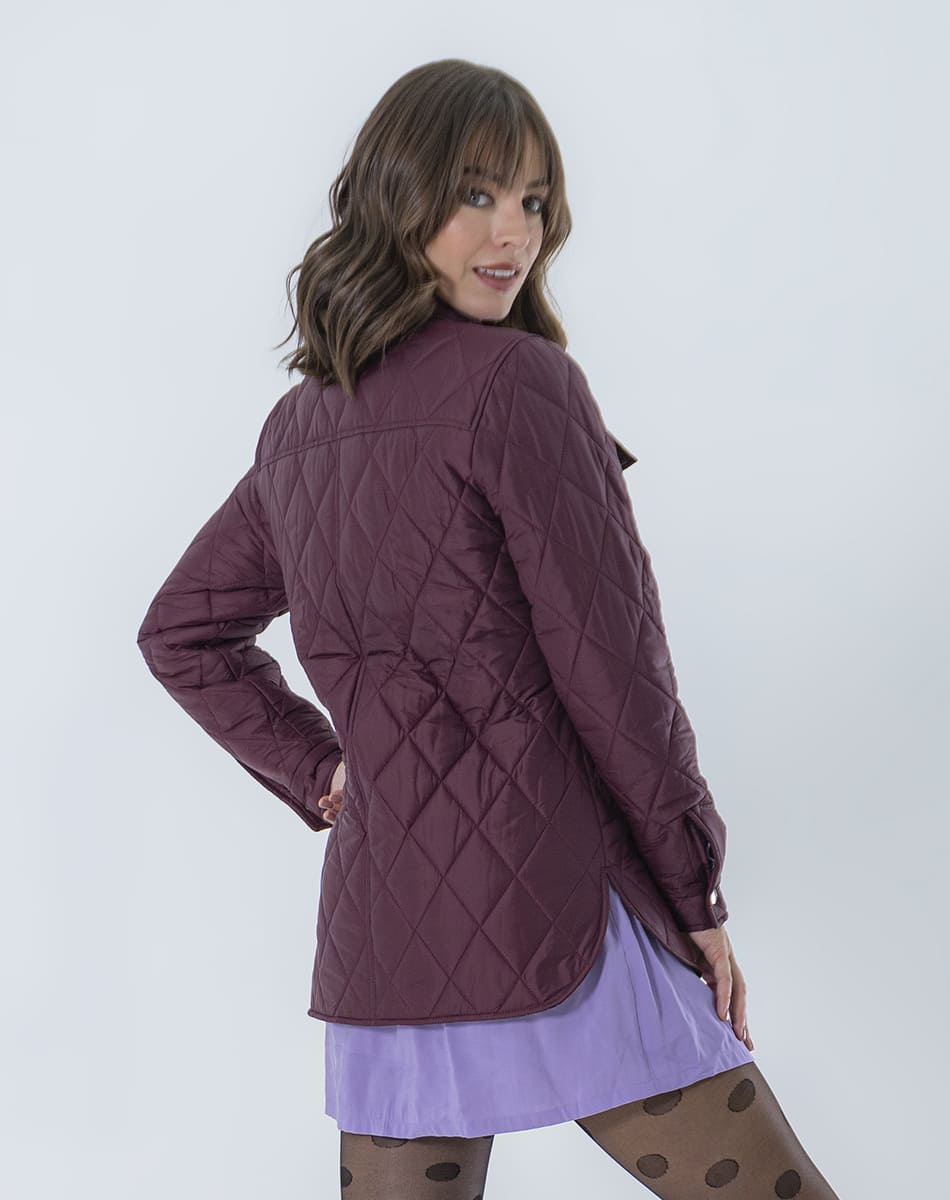 Quilted jacket with Buttons in front