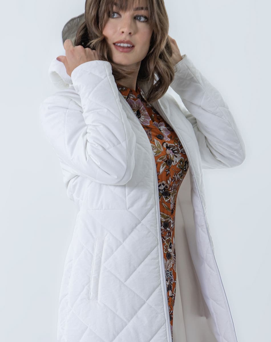 Three Quarter Hooded Jacket