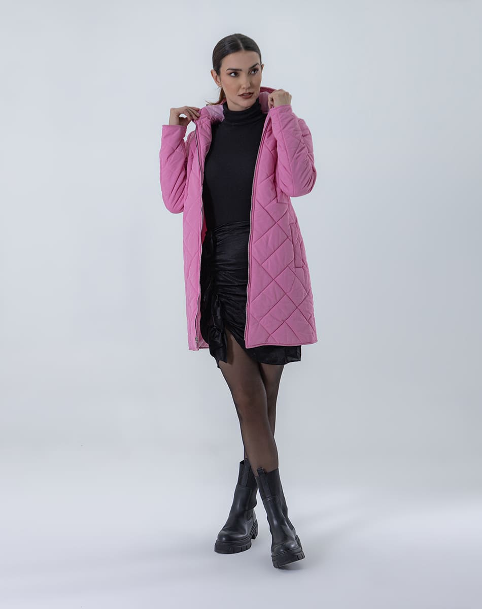 Three Quarter Hooded Jacket