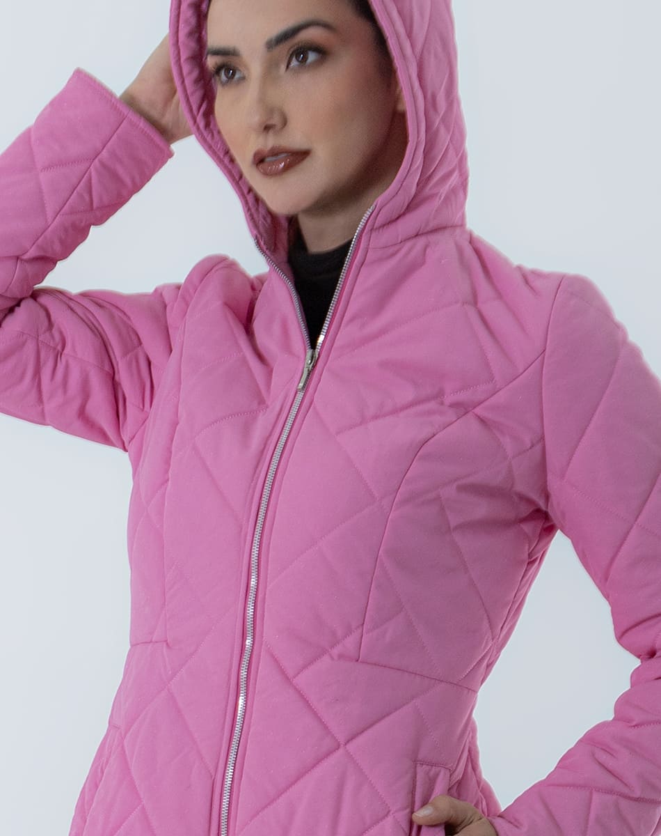 Three Quarter Hooded Jacket