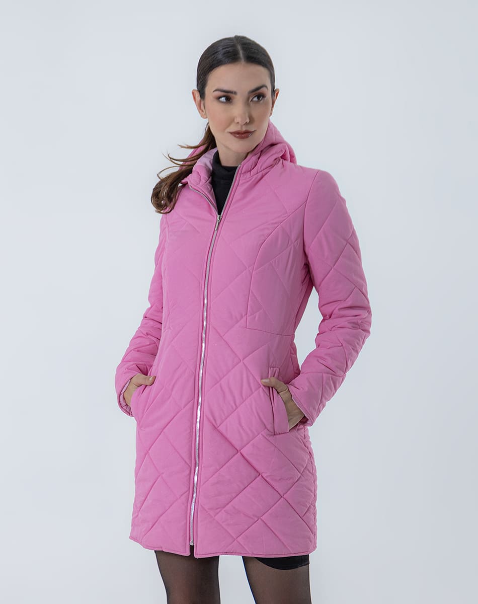 Three Quarter Hooded Jacket