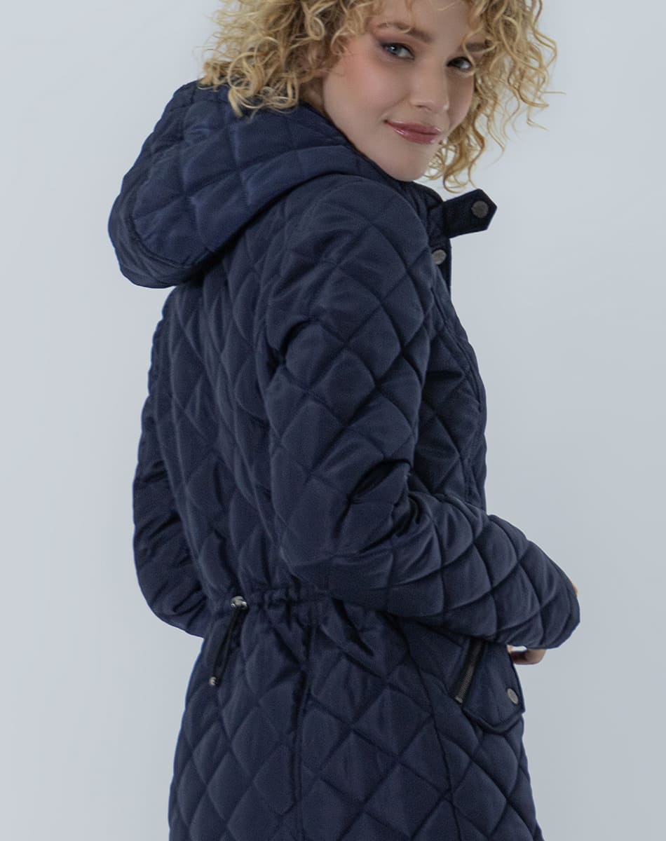Hooded Button Down Jacket