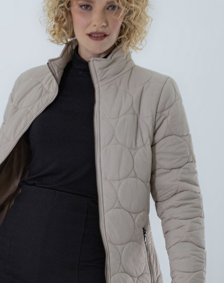 Mao Collar Circular Jacket