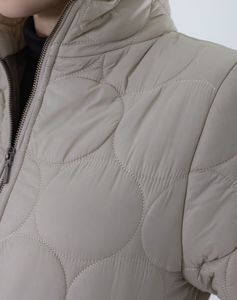 Mao Collar Circular Jacket