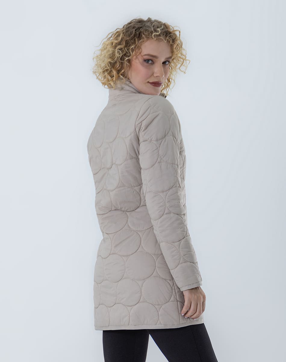 Mao Collar Circular Jacket