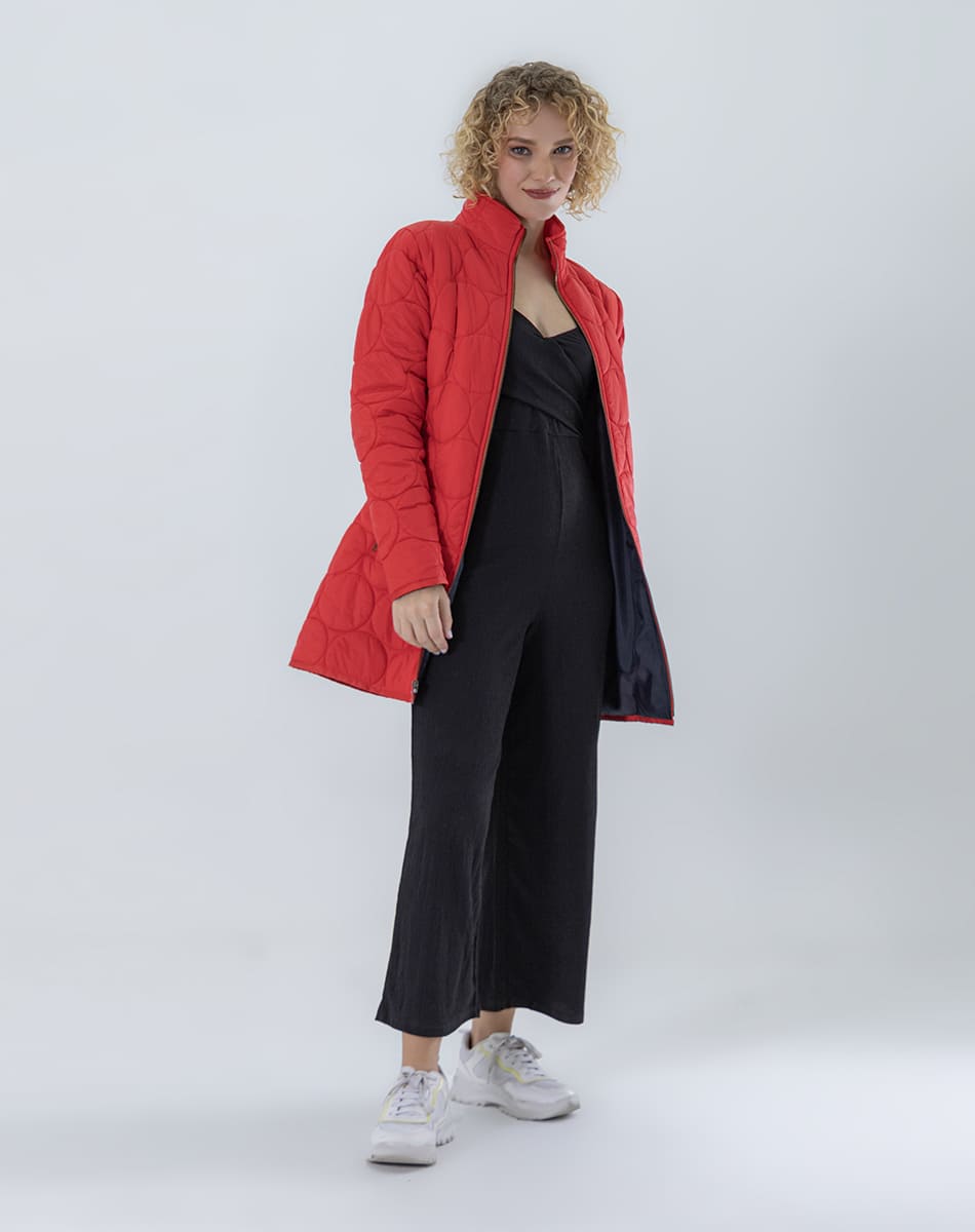 Mao Collar Circular Jacket