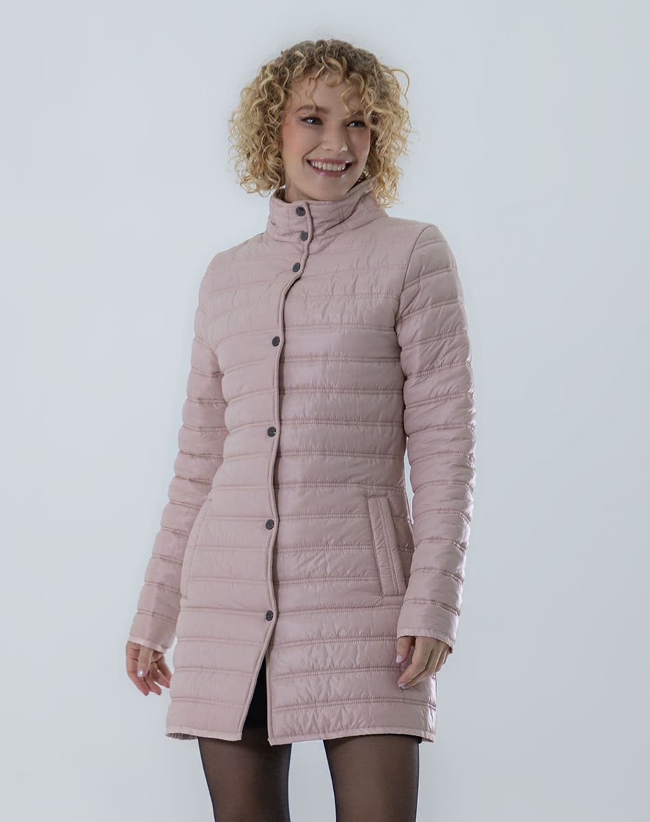 Long Jacket With Button on the collar