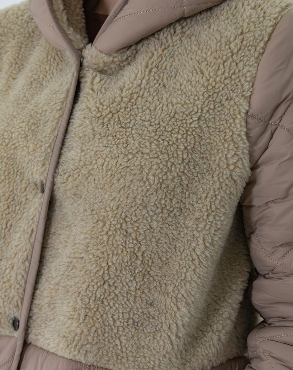 Casual sherpa jacket