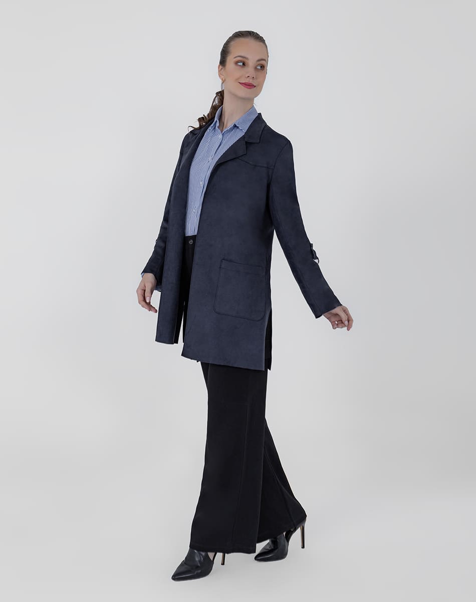 SHYLA | Suede Sophisticate Long Coat