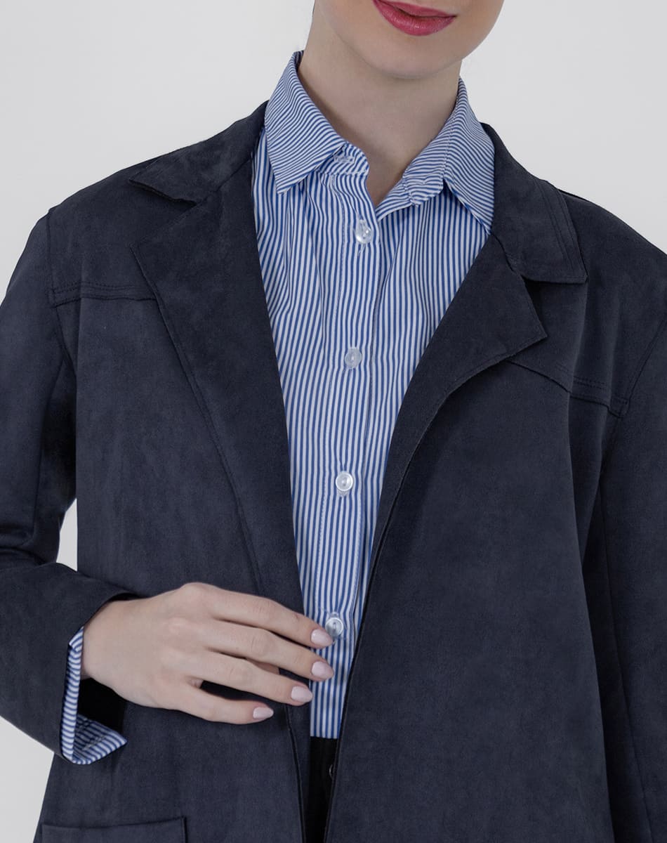 SHYLA | Suede Sophisticate Long Coat