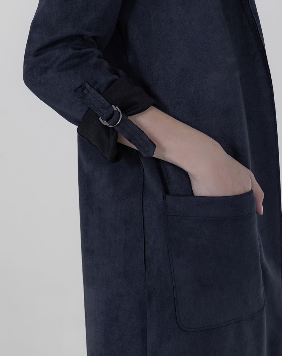 SHYLA | Suede Sophisticate Long Coat
