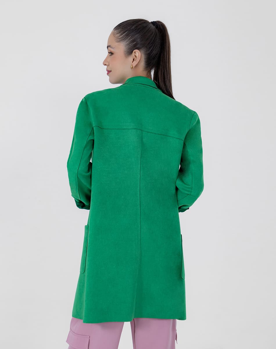 SHYLA | Suede Sophisticate Long Coat