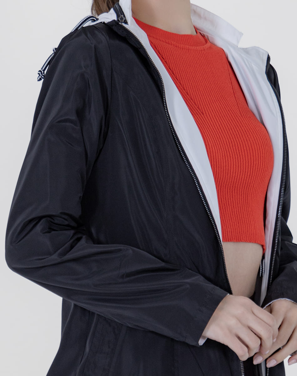 SHYLA | Sporty Double-View Short Trench Coat