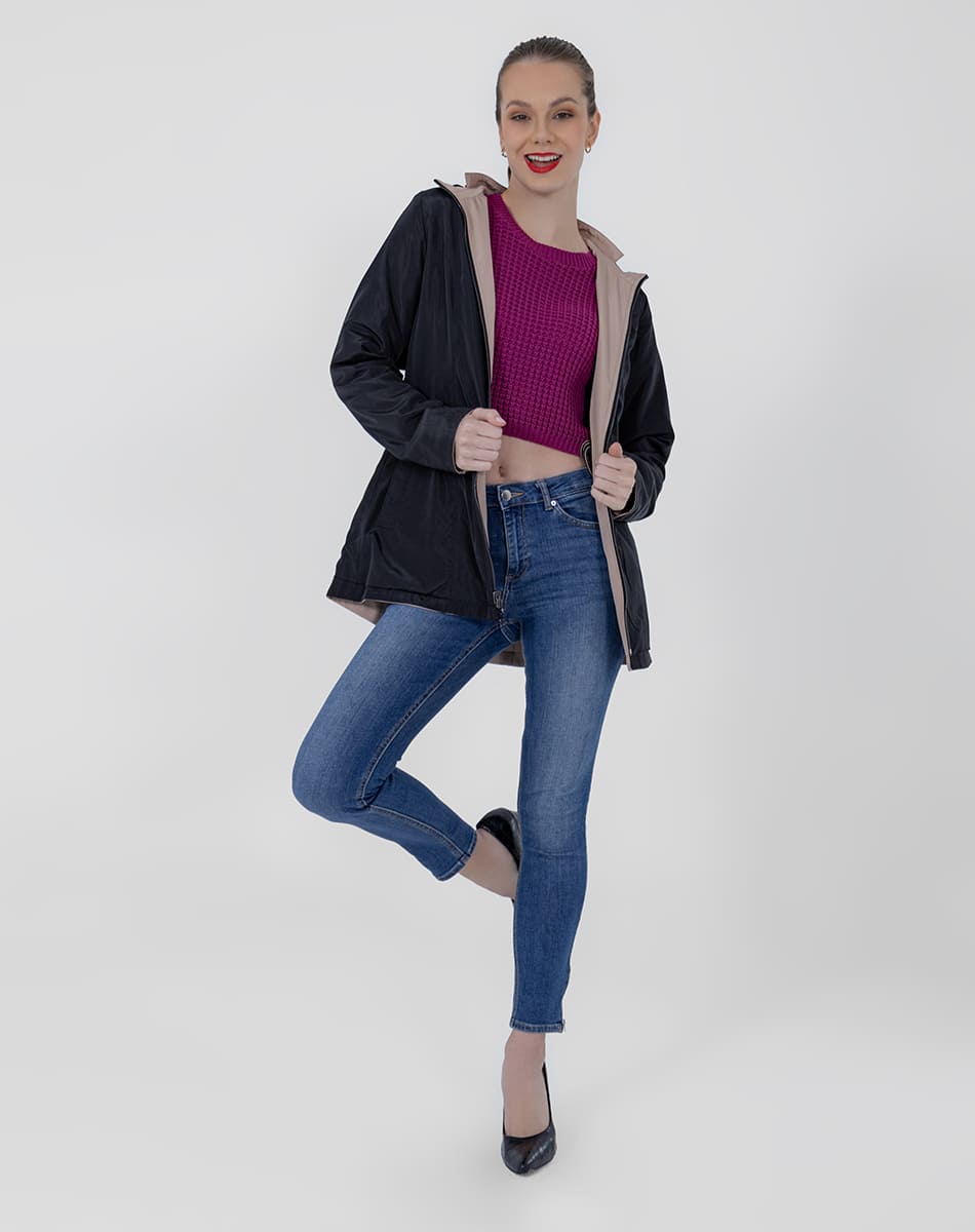 SHYLA | Sporty Double-View Short Trench Coat