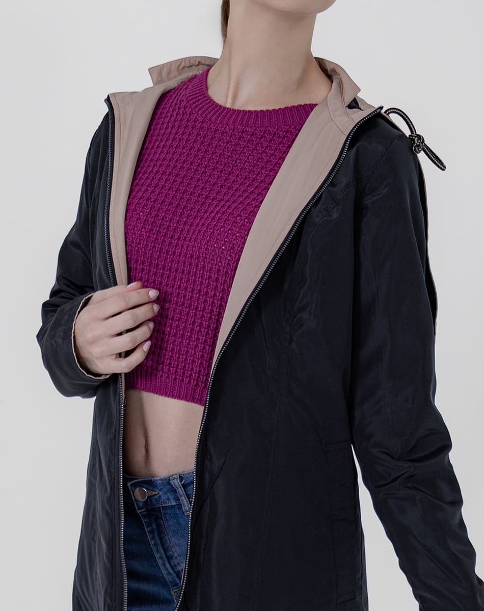 SHYLA | Sporty Double-View Short Trench Coat