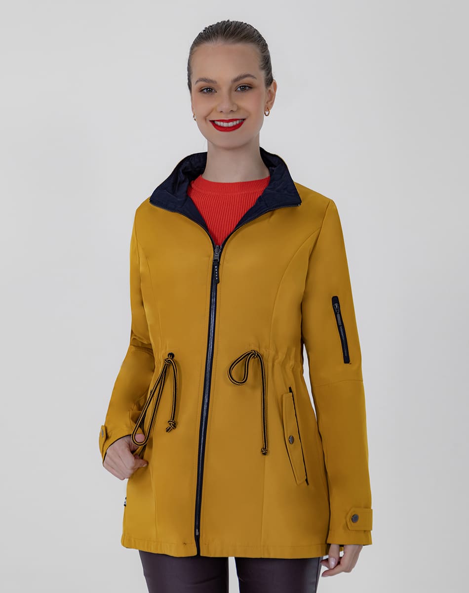 SHYLA | Sporty Double-View Short Trench Coat