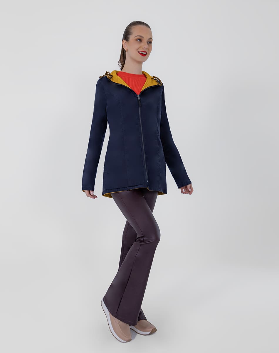 SHYLA | Sporty Double-View Short Trench Coat