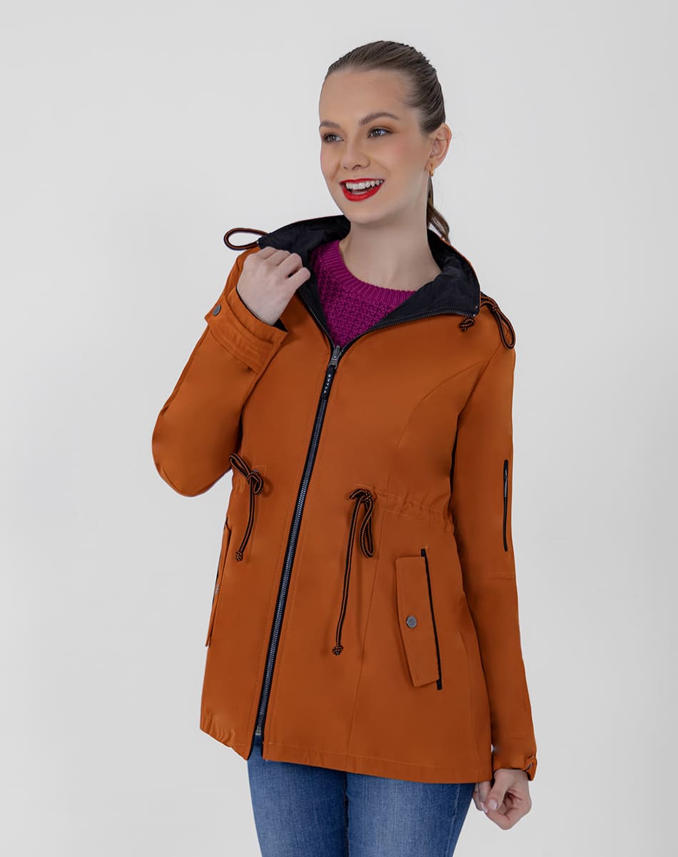 SHYLA | Sporty Double-View Short Trench Coat