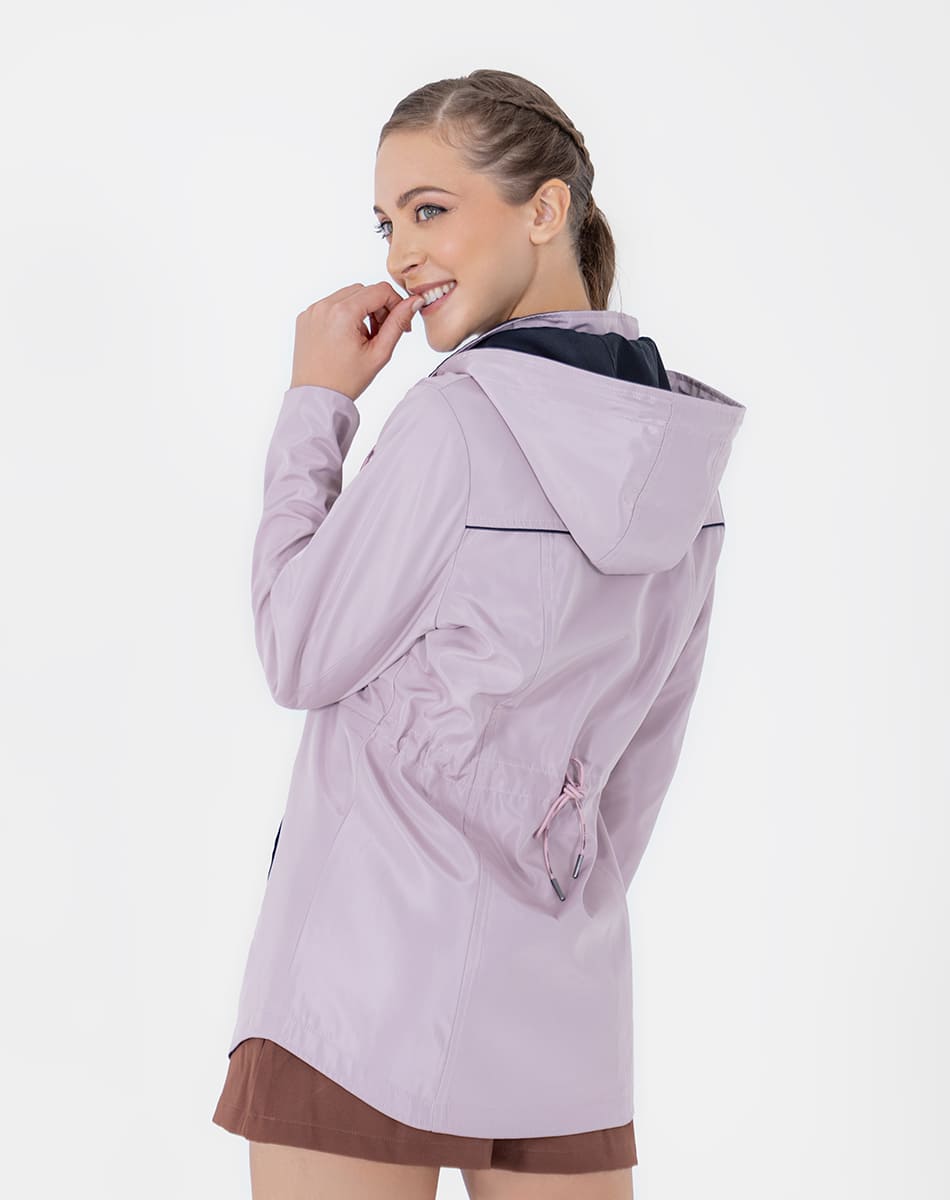 SHYLA | Cropped Hooded Double-View Trench Coat