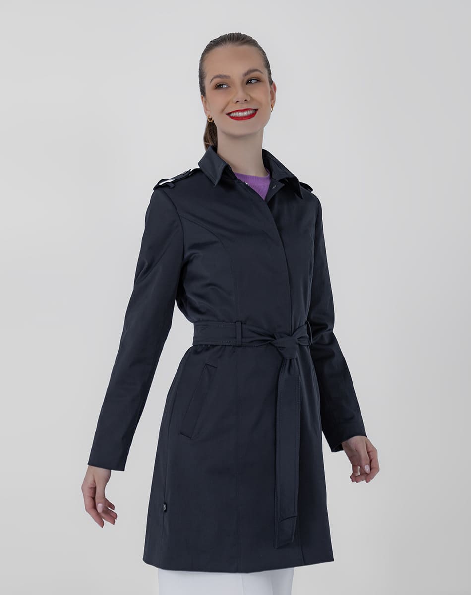 SHYLA | Trench Coat with Waist Tie