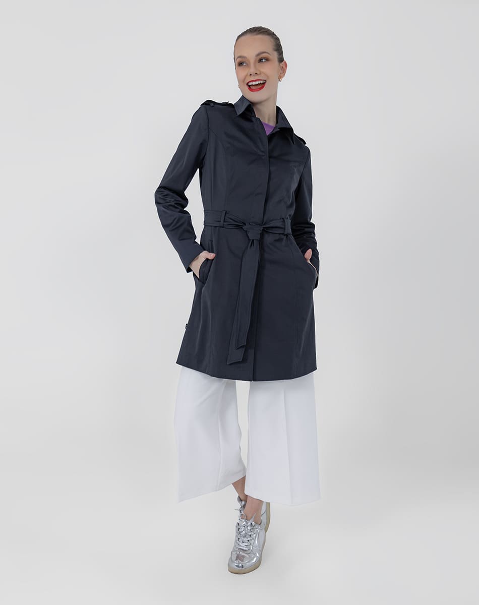 SHYLA | Trench Coat with Waist Tie