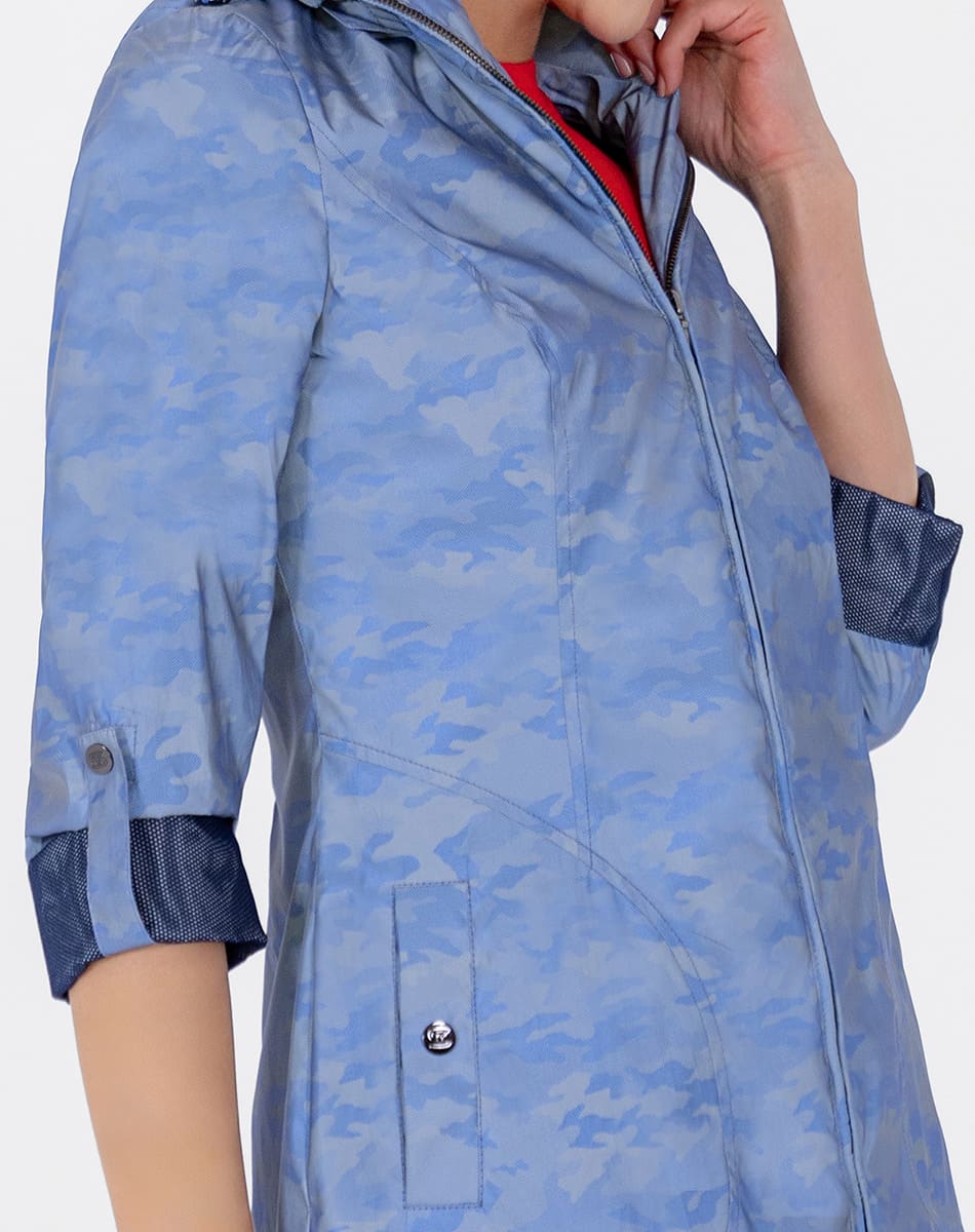 SHYLA | Reflective Water-Repellent Sporty Short Trench Coat