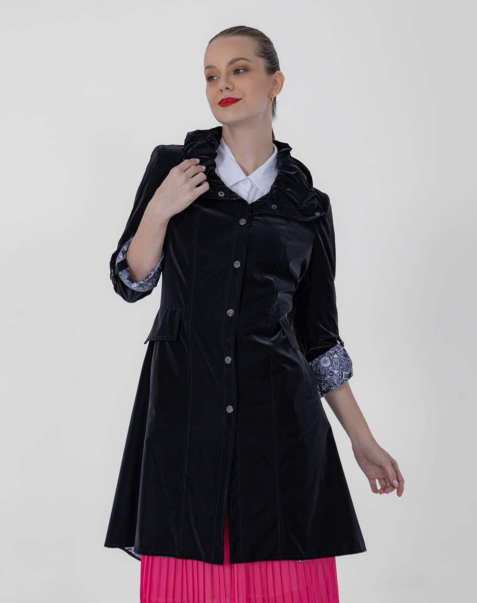 SHYLA | Trench Coat with Rolled-Up Sleeves