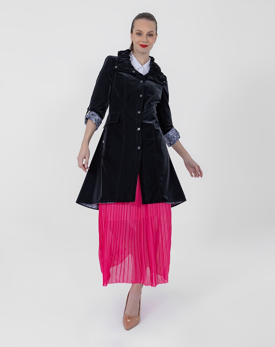 SHYLA | Trench Coat with Rolled-Up Sleeves