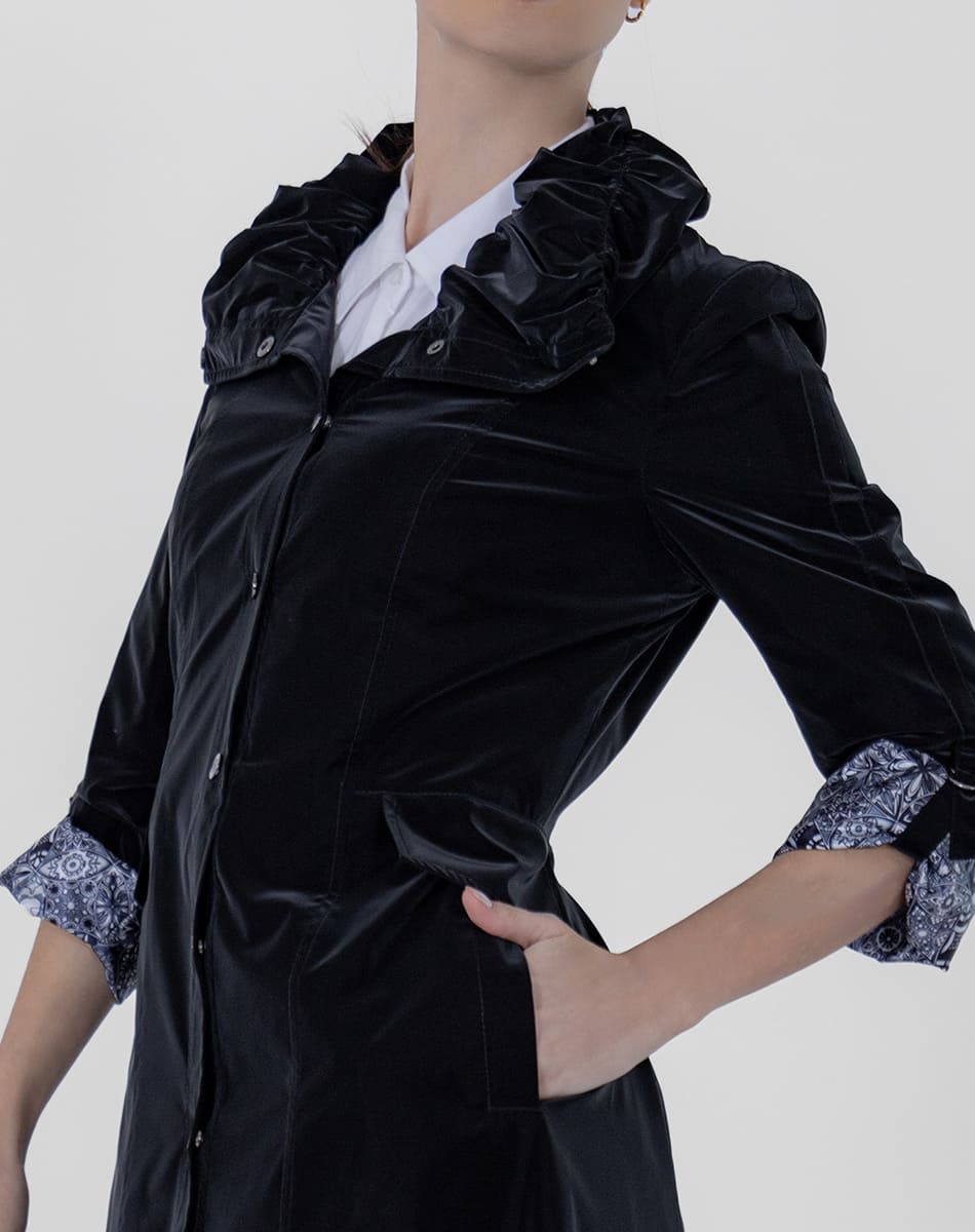 SHYLA | Trench Coat with Rolled-Up Sleeves