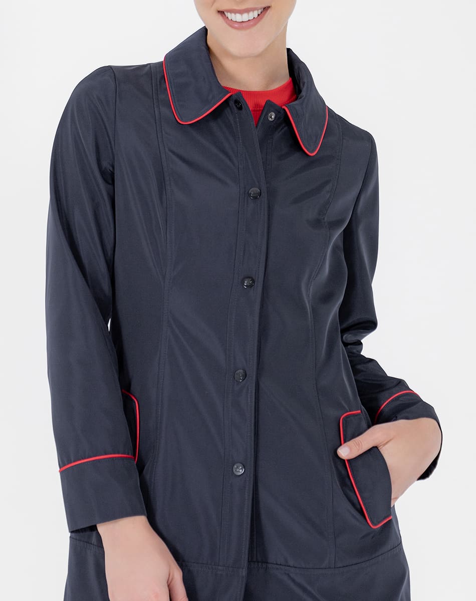 SHYLA | Long Polo Neck Trench Coat