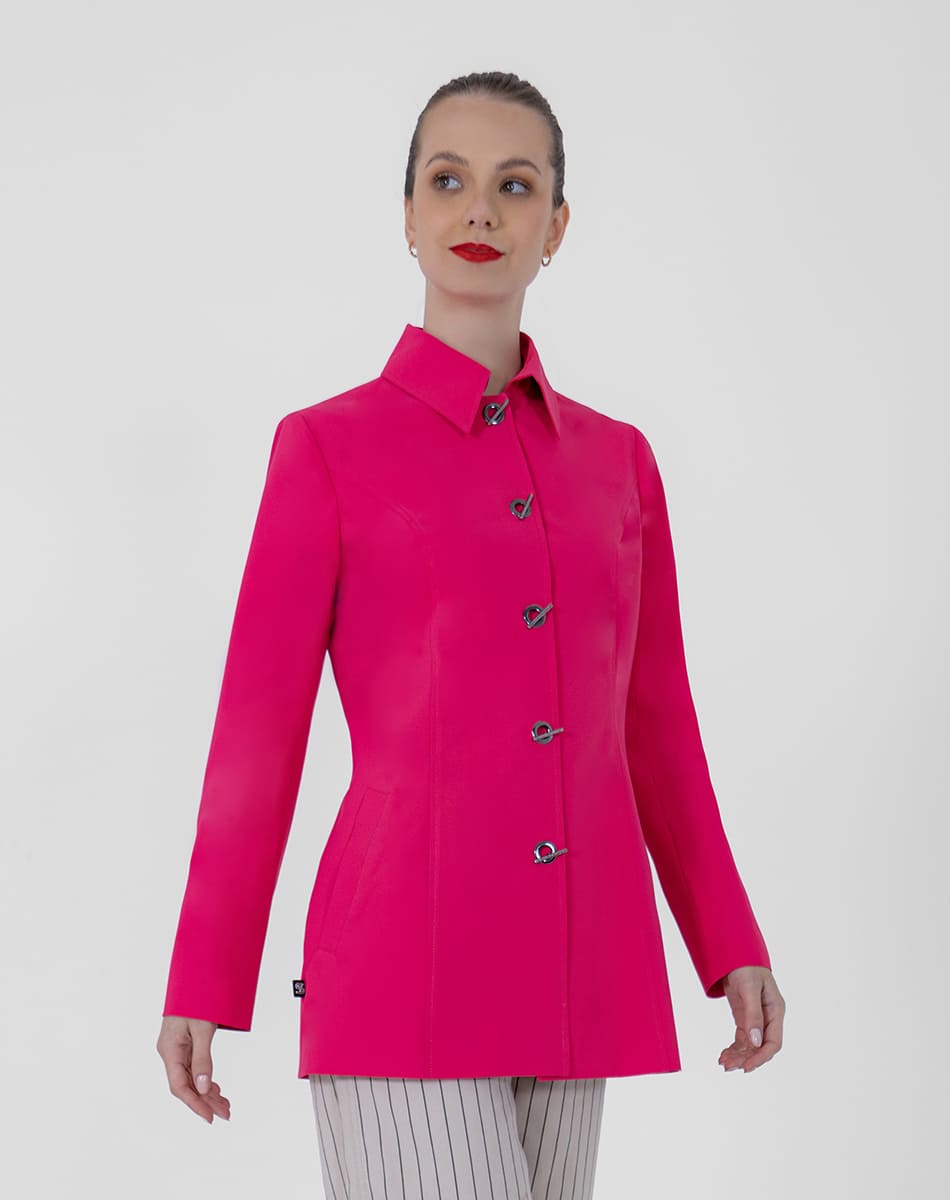 SHYLA | LONG TRENCH COAT WITH SHIRT COLLAR FOR WOMEN