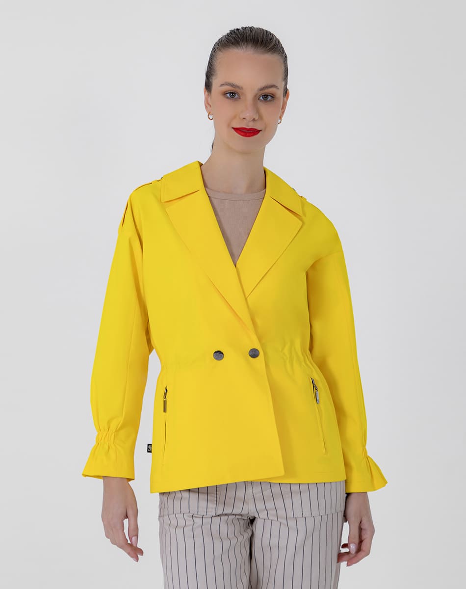 SHYLA | SHORT TRENCH COAT WITH RUNING