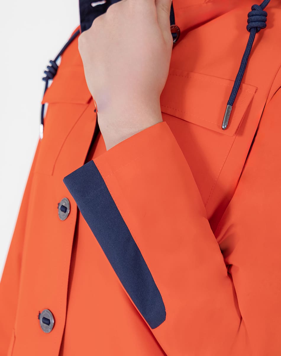 SHYLA | TRENCH COAT WITH HOOD AND BUTTONS