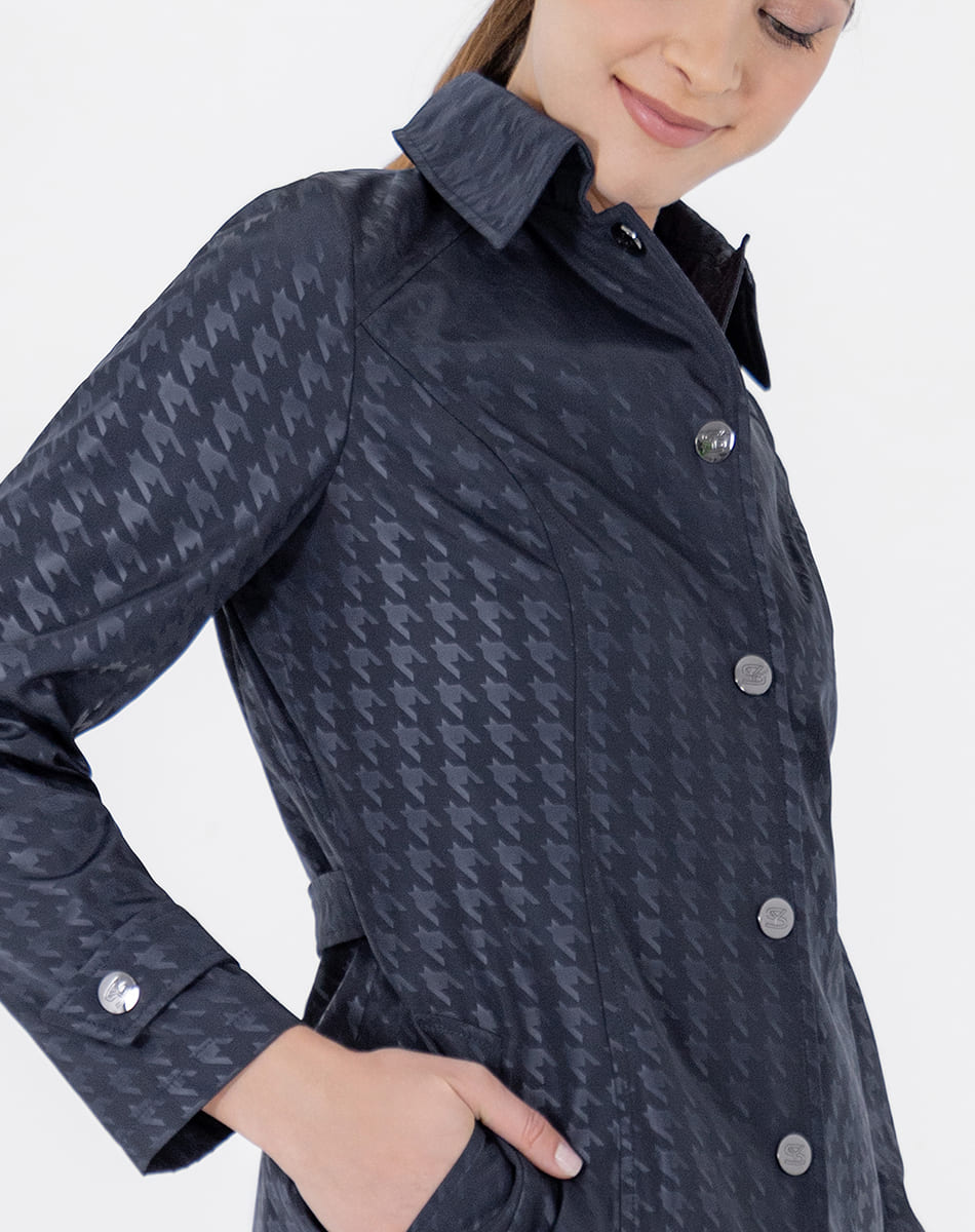 SHYLA | LONG TRENCH COAT WITH SHIRT COLLAR