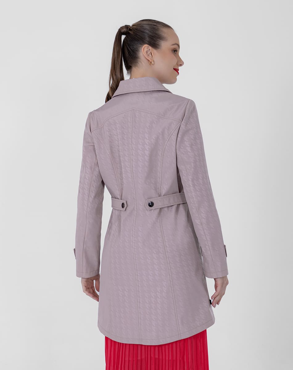 SHYLA | LONG TRENCH COAT WITH SHIRT COLLAR