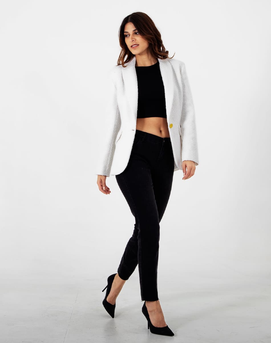 Colorful contemporary blazer