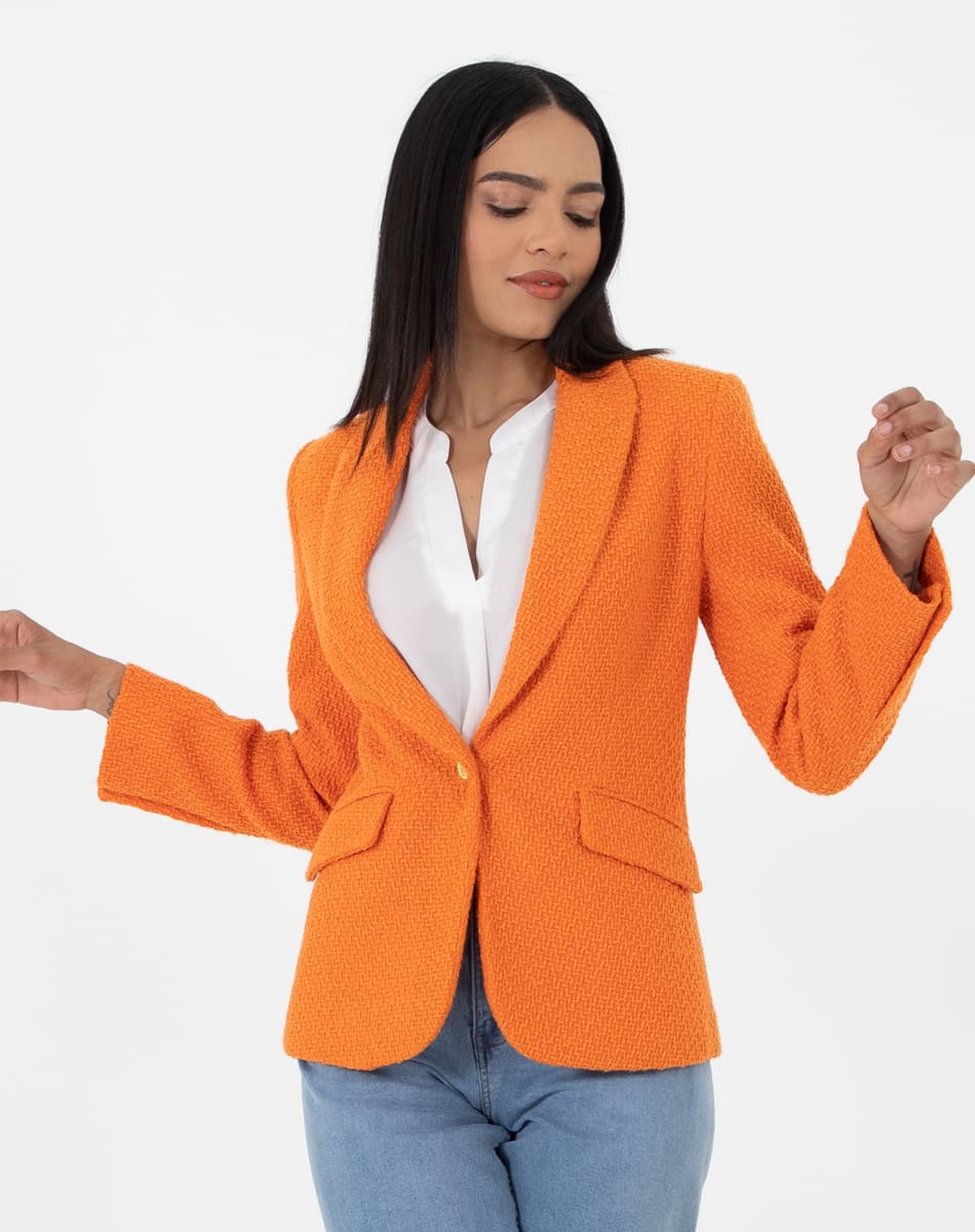 Colorful contemporary blazer