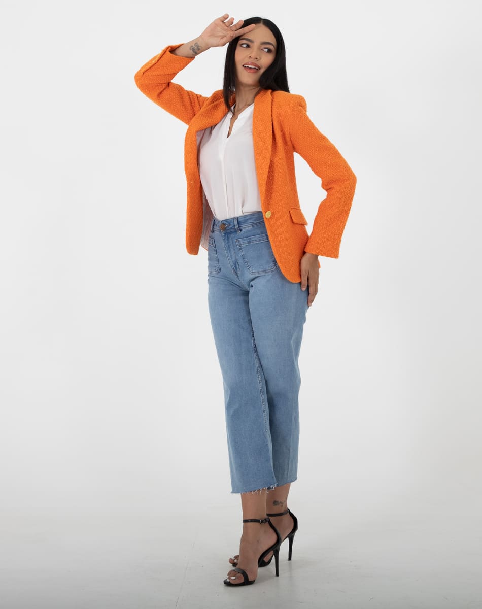 Colorful contemporary blazer